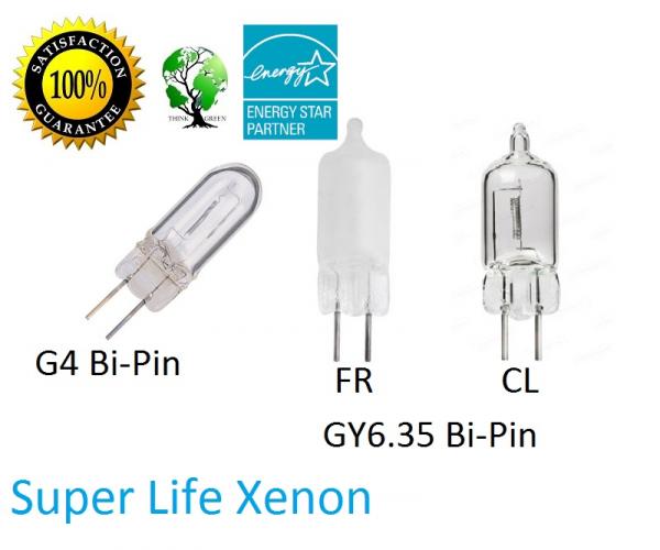 Xenon G4 GY6.35 JC BiPin Light Bulb 24V volt 5 10 15 20 35 50 W watt