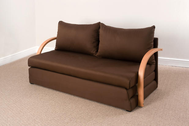boucle folding sofa bed