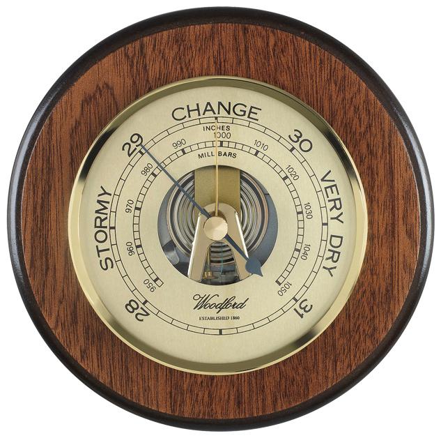 Woodford Veneered Barometer