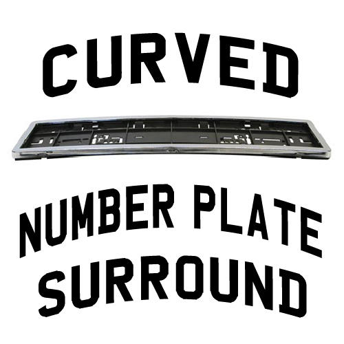 car holder for freshener air eBay  Surround Plate  Front Or Curved for Number BNIP Rear