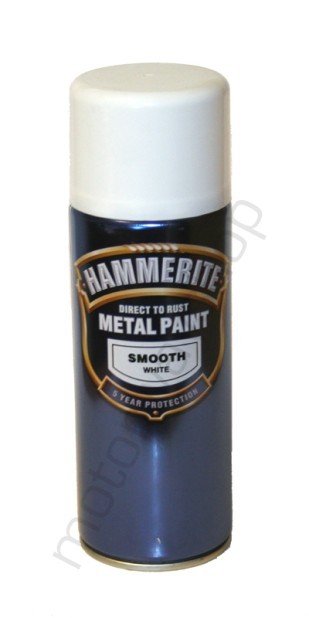 Hammerite Smooth White Aerosol Spray Paint 400ml NEW | eBay