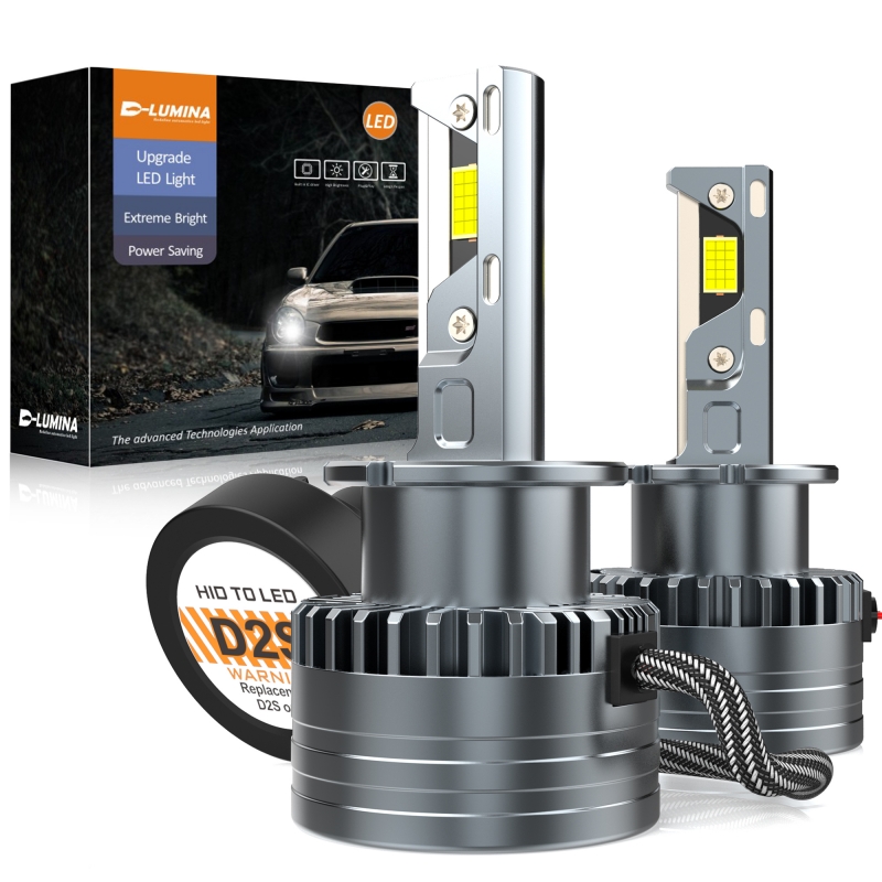 D-Lumina D1S D2S D3S D4S D5S D8S LED Bulbs, 20000LM 120W 6500K White CANBUS LED - Picture 9 of 13