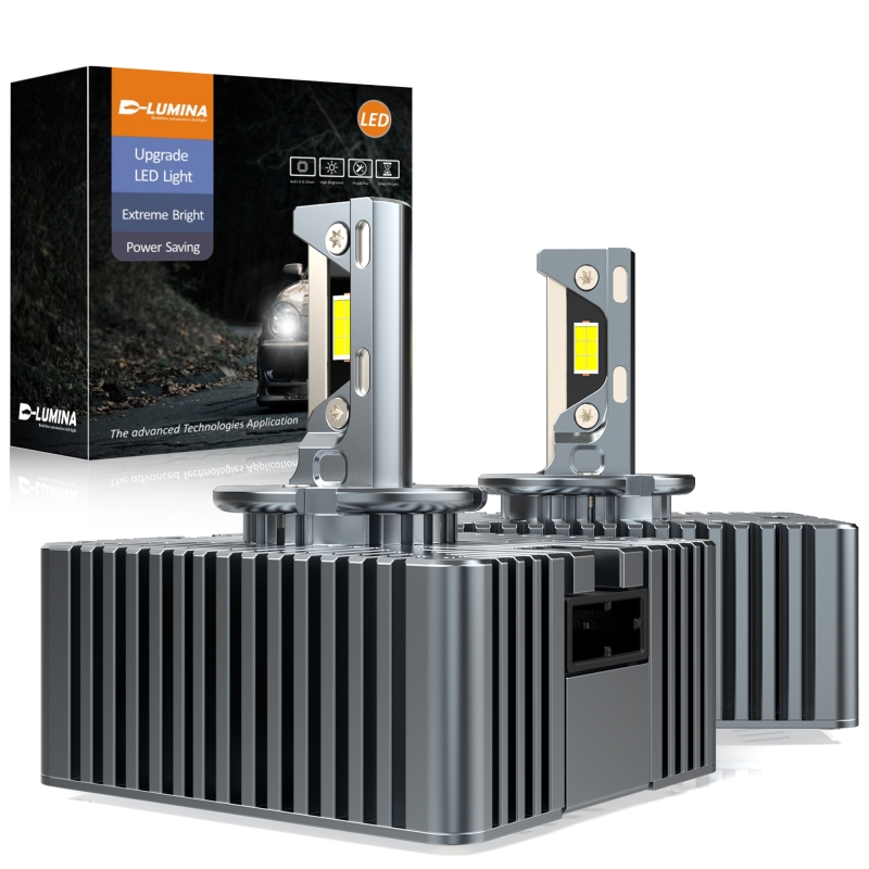 D-Lumina D1S D2S D3S D4S D5S D8S LED Bulbs, 20000LM 120W 6500K White CANBUS LED - Picture 12 of 13