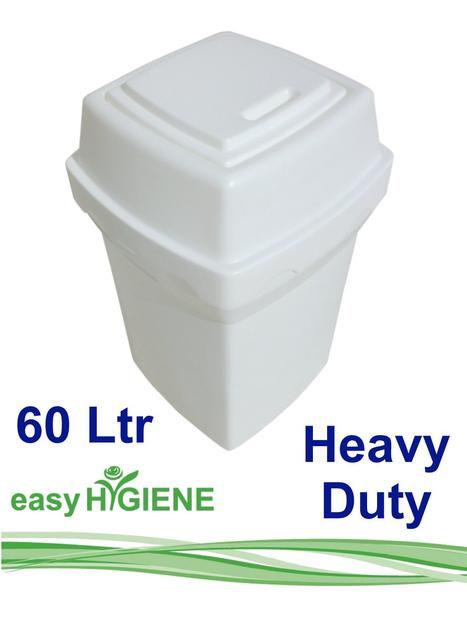 HEAVY DUTY Nappy Bin 60 Litre Clinical Waste YELLOW