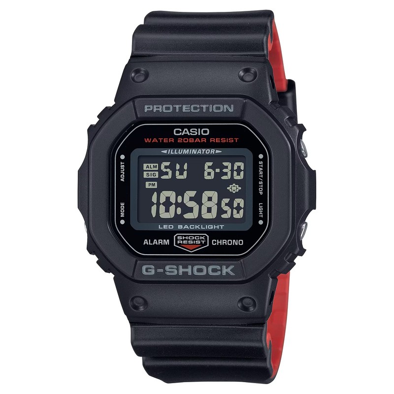 Casio DW-5600UHR-1ER G-Shock Core 5600 LED (48.9mm) Digital Watch - Image 3