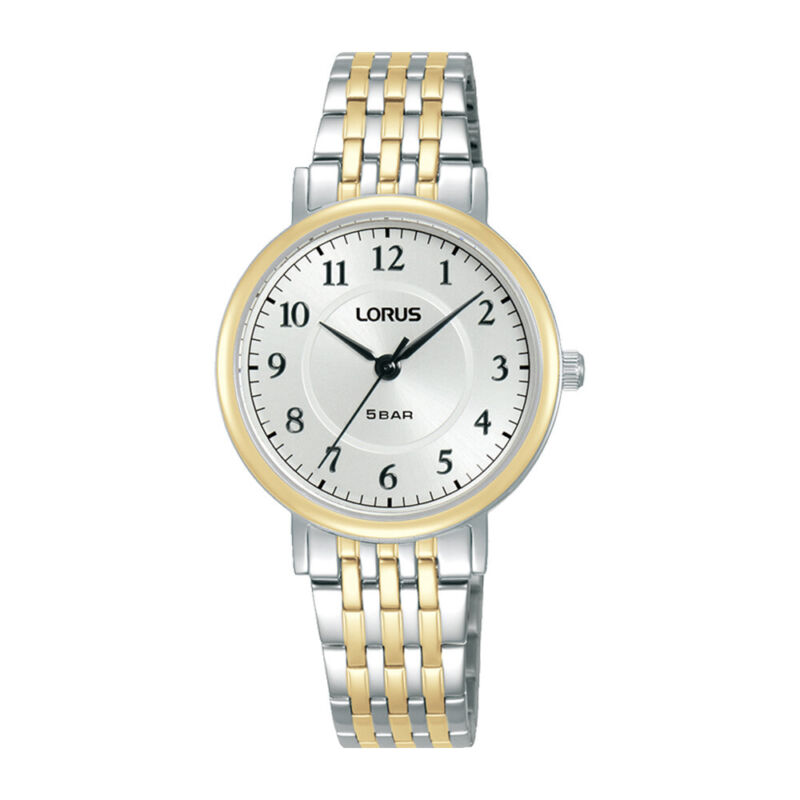 Lorus Ladies Stainless Steel Two Tone Bracelet Watch RG222XX9 RRP £89.99