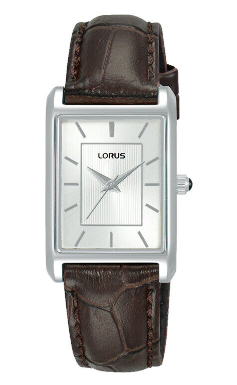 Lorus Ladies Rectangular Dial Strap Watch RG289VX9 RRP £59.99