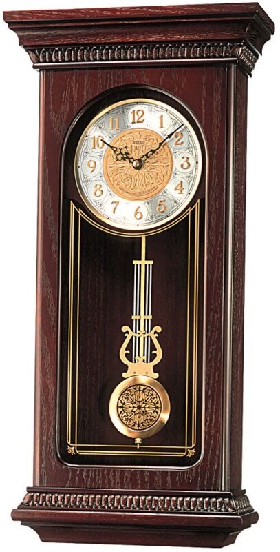 Seiko Regulator Style Wall Clock QXH008B RRP £299.99