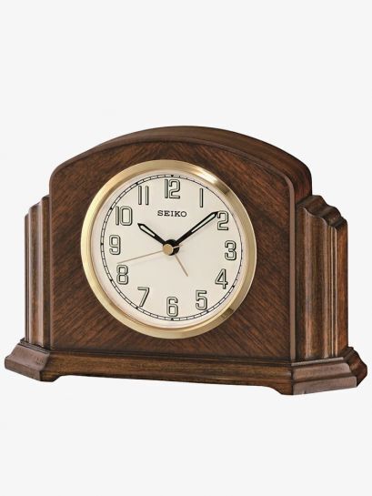 Seiko Size 18.5 Wooden Mantel Clock - C1894 Qxe043b - Image 3