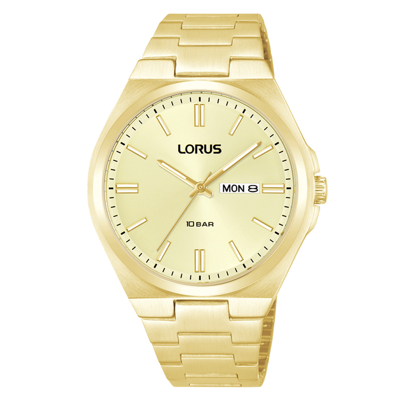 Lorus Gents Classic Champagne Dial Bracelet Watch RH400AX9 £89.99