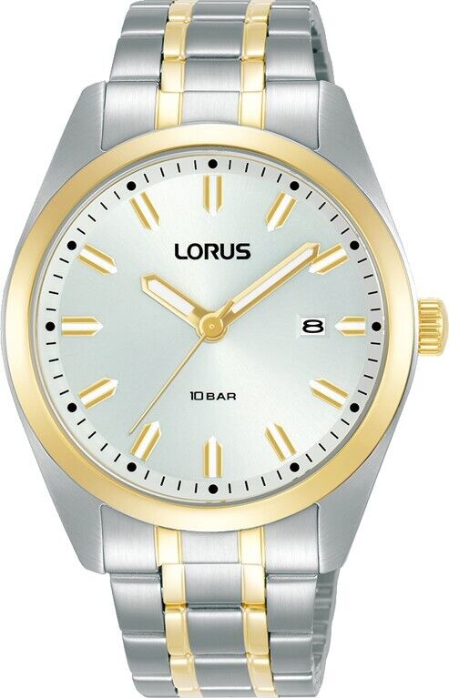Lorus Gents Two Tone Bracelet Watch RH978PX9 RRP £79.99