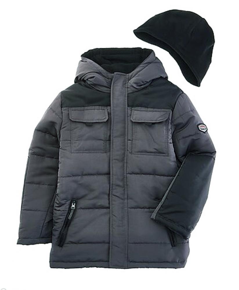 Rothschild Boys Outerwear Coat W/Beenie Size 4 5/6 7 8 10/12 14/16 18 - Picture 3 of 4