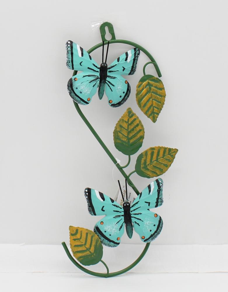 Fountasia Metal Wall Art Climbing Butterfly Hooks Outdoor Garden Choice of 3 Col