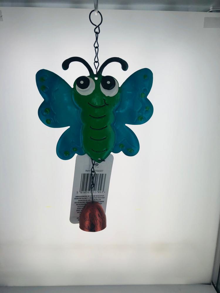 Hanging Metal Animal Garden Windchime with Bell Outdoor Choice of 4 Animals Home - Picture 9 of 9