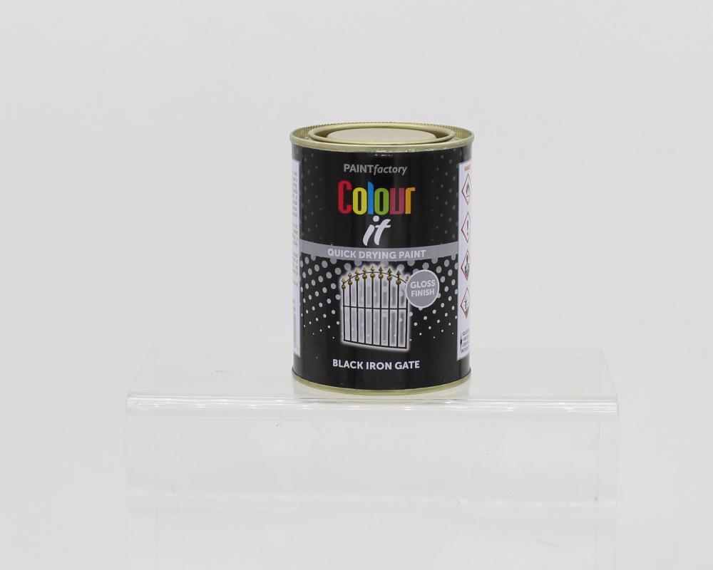 300ml Clear Gloss/Matt Varnish/Black Paint Int & Ext Wood Metal Concrete Fast Dr