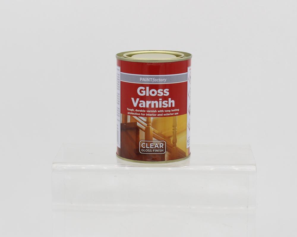 300ml Clear Gloss/Matt Varnish/Black Paint Int & Ext Wood Metal Concrete Fast Dr