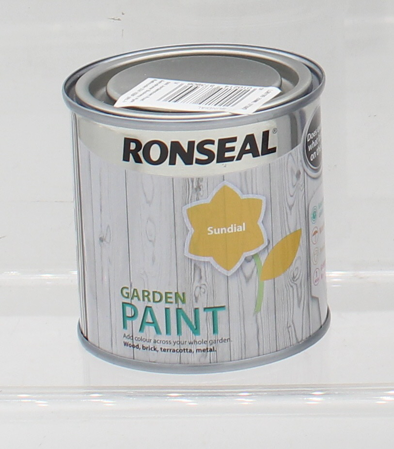 250ml Ronseal Garden Paint Brick, Wood, Stone, Metal Choice of 6 Colours Outdoor