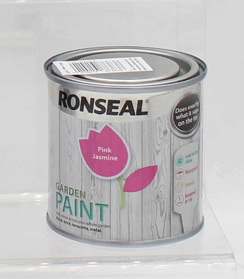 250ml Ronseal Garden Paint Brick, Wood, Stone, Metal Choice of 6 Colours Outdoor
