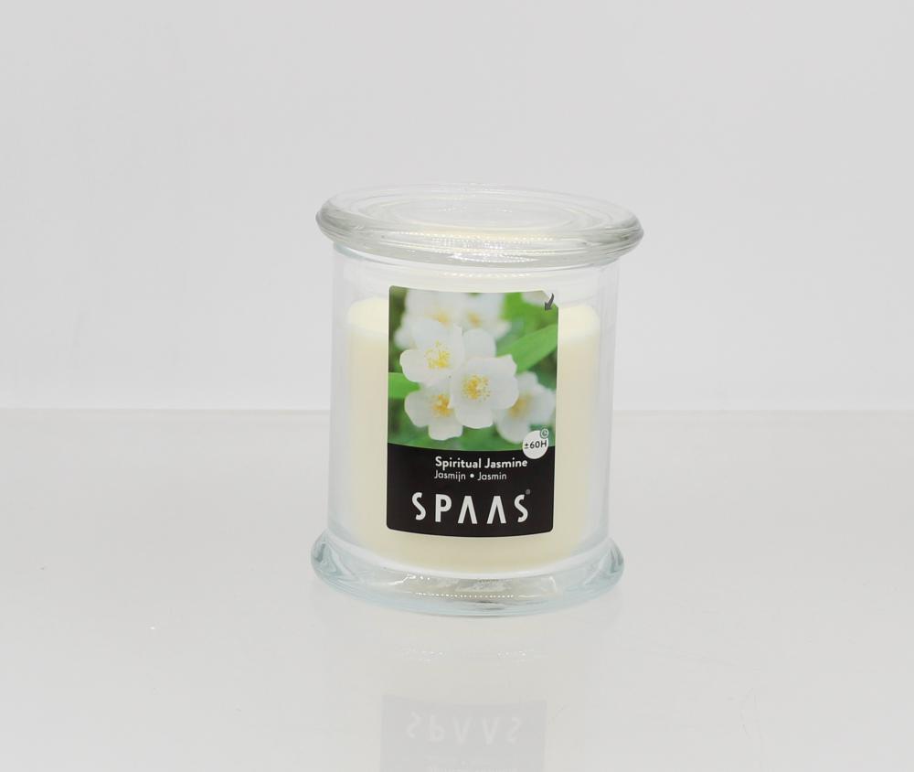 SPAAS Glass Jar Candle with Lid 60 Hours Choice of 12 Fragrances Home Scented - Picture 21 of 26
