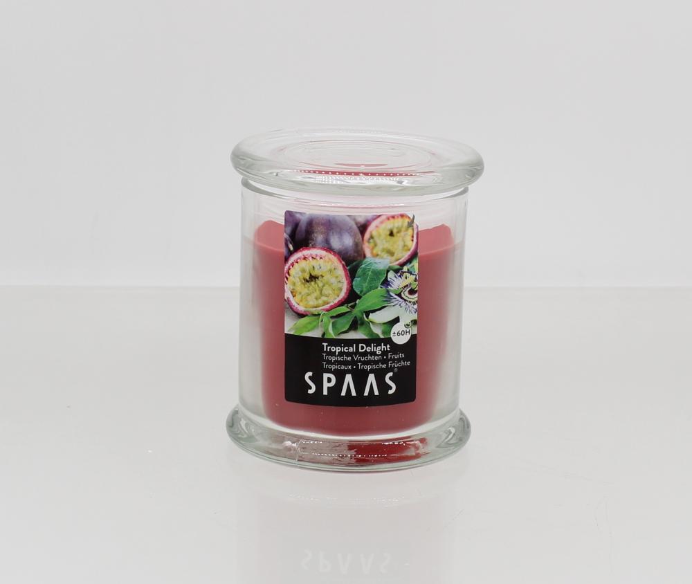 SPAAS Glass Jar Candle with Lid 60 Hours Choice of 12 Fragrances Home Scented - Picture 15 of 26