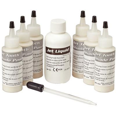 Lang Jet Tooth Shade Self-Curing Acrylic Resin, 6/1 Kit #1493