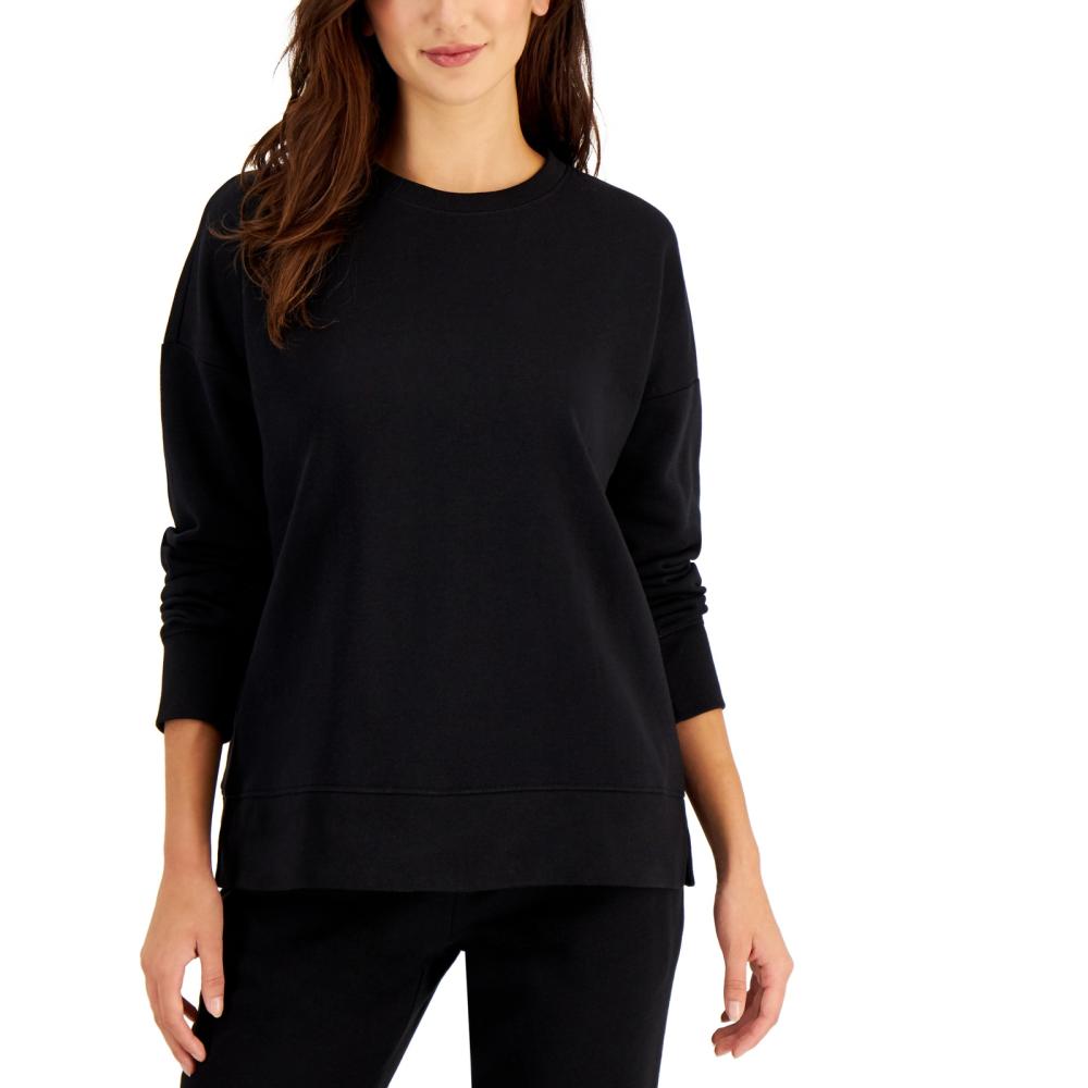 Ideology Women Pullover Hoodie Long Sleeve Solid Round Neck A7545 - Picture 28 of 35