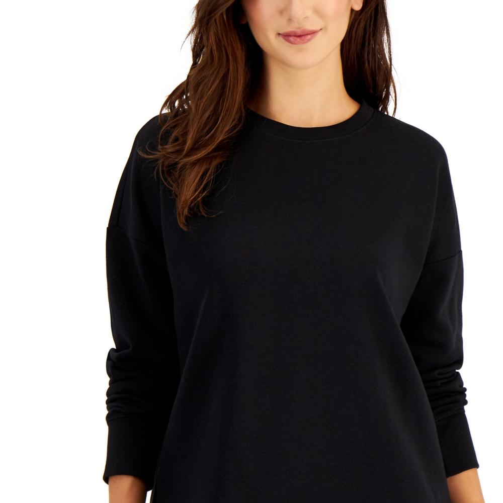 Ideology Women Pullover Hoodie Long Sleeve Solid Round Neck A7545 - Picture 29 of 35