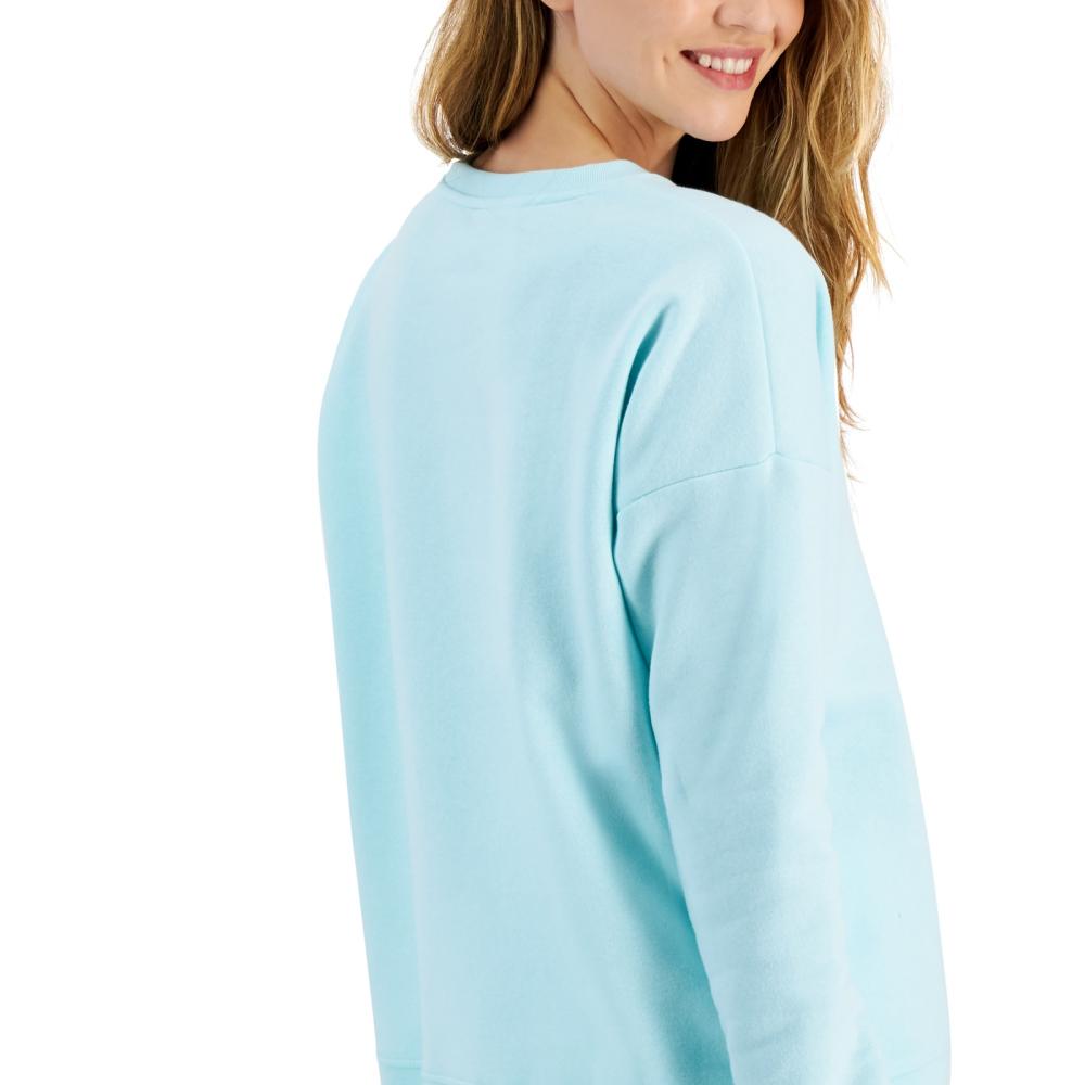 Ideology Women Pullover Hoodie Long Sleeve Solid Round Neck A7545 - Picture 23 of 35