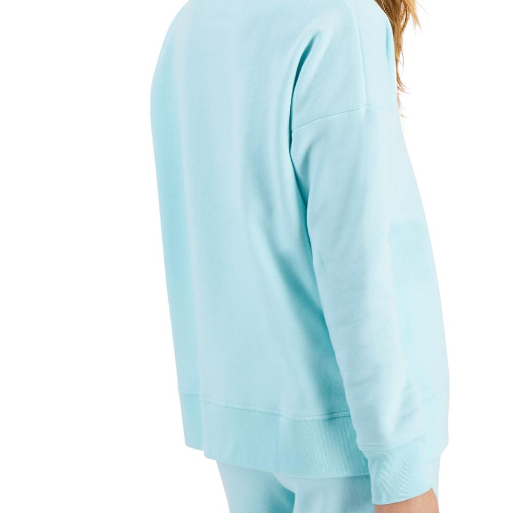 Ideology Women Pullover Hoodie Long Sleeve Solid Round Neck A7545 - Picture 24 of 35
