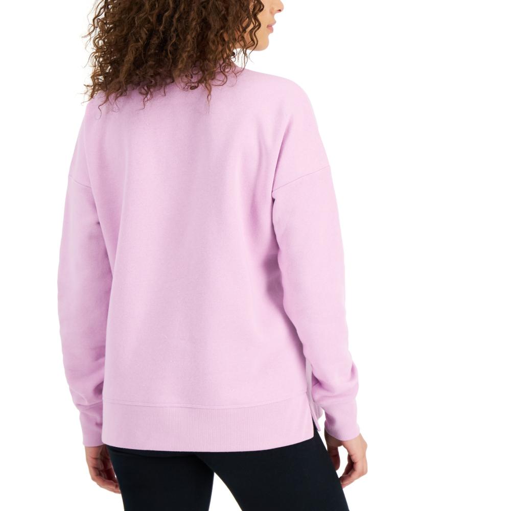 Ideology Women Pullover Hoodie Long Sleeve Solid Round Neck A7545 - Picture 9 of 35