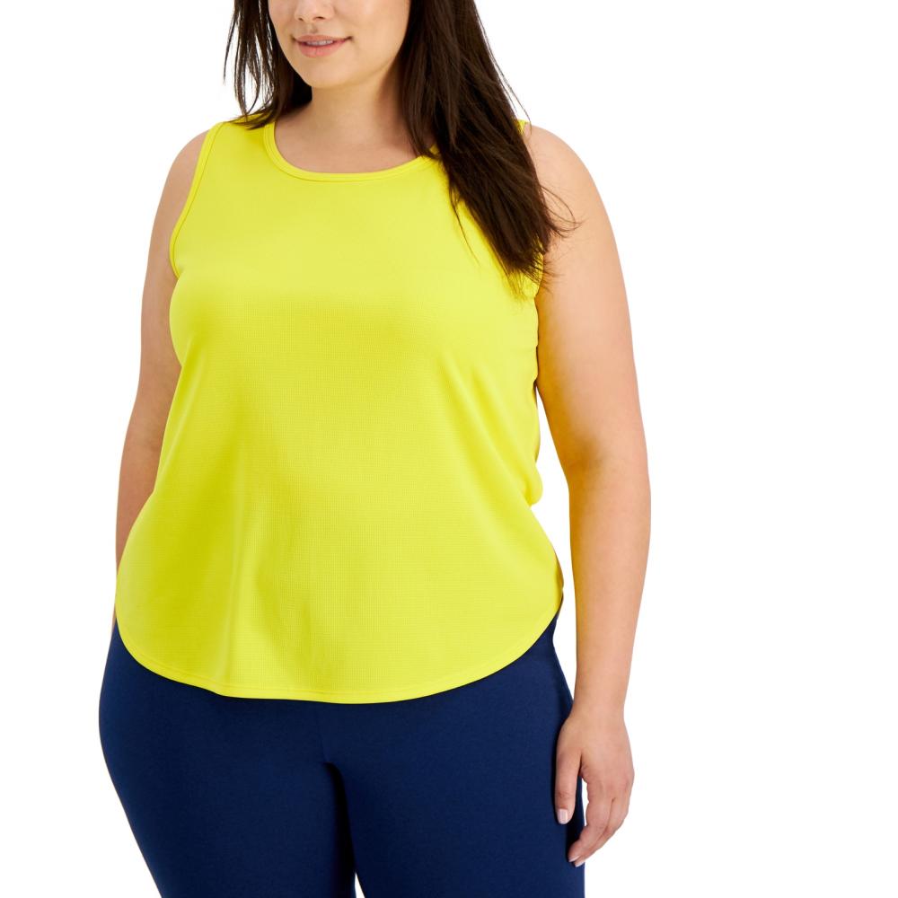 Ideology Women Pullover Activewear Top Sleeveless Solid Round Neck A7592 - Picture 23 of 38