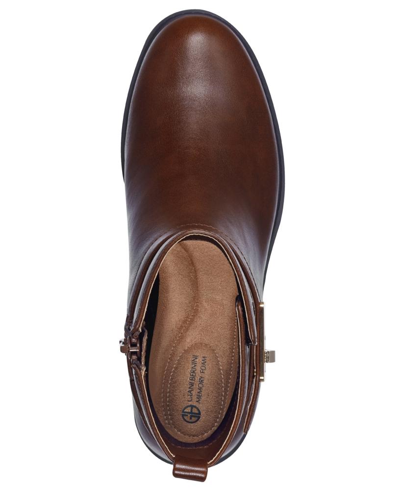 Giani Bernini Women's Becca Ankle Boots Round Toe Flat Heel Cushioned S253 - Picture 8 of 8