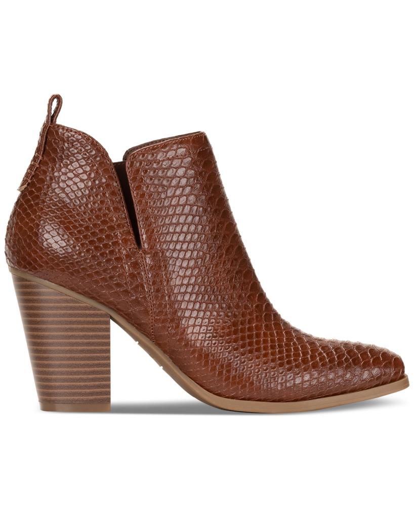 Sun Stone Women's Pollyy Ankle Boots Square Toe Block Heel Memory Foam S211 - Picture 6 of 8