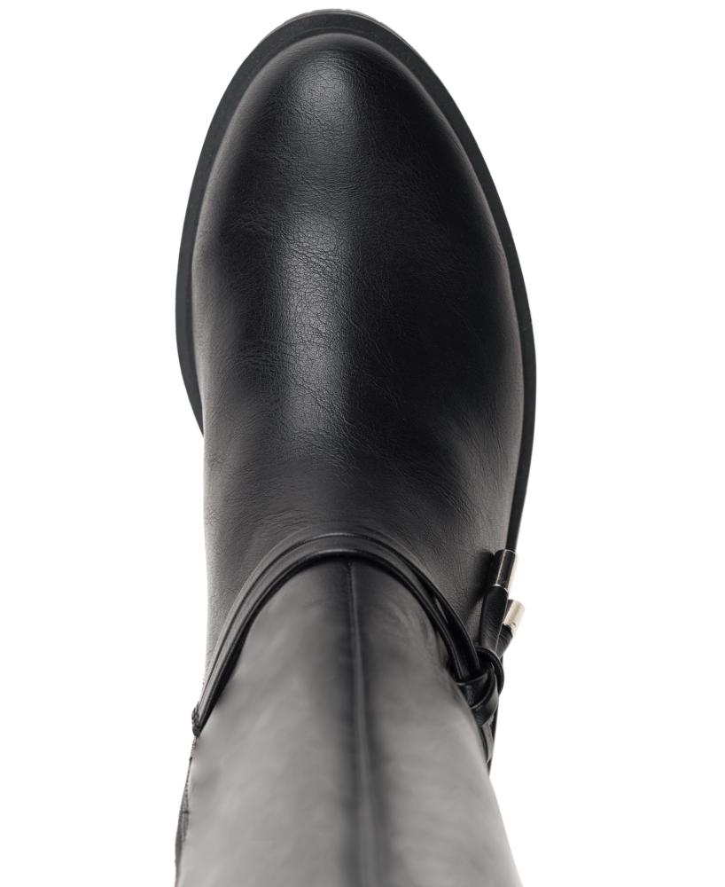 Style Co Women's Verrlee Mid-Calf Boots Manmade Block Heel Stretch S64 - Picture 8 of 12