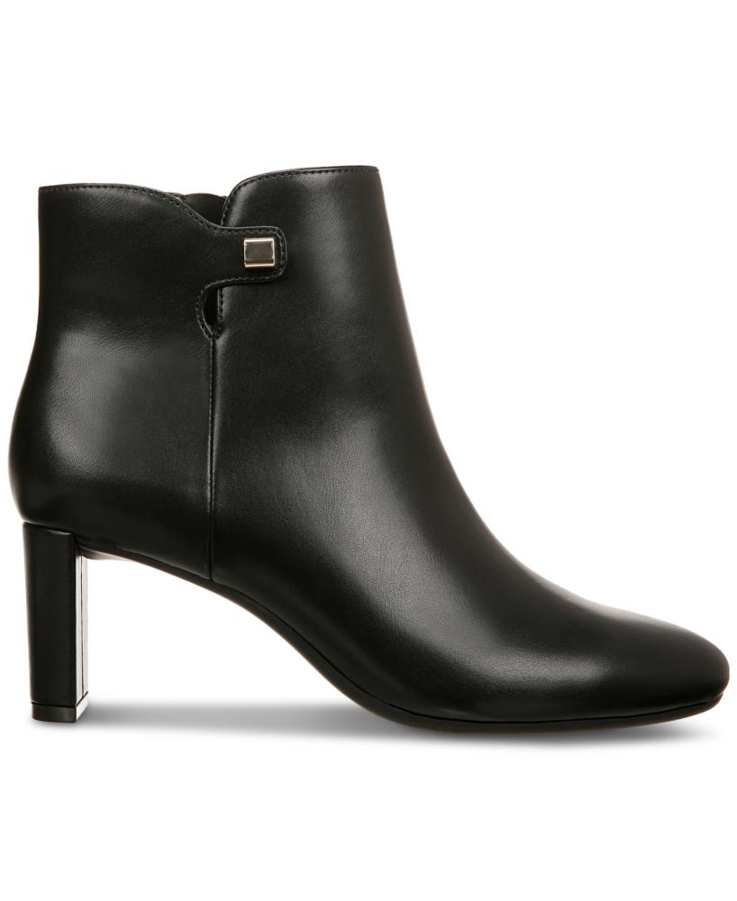 Botines Alfani Paam para mujer hechos por el hombre punta de almendra tacón de aguja hebilla S106 - Imagen 6 de 8