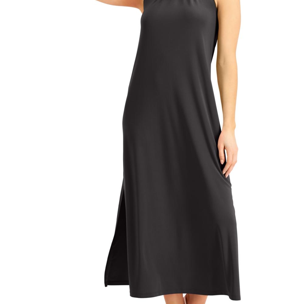 New $99 Bar Iii Women's Long Sleeveless Halter Maxi Dress A6124 - Picture 19 of 24