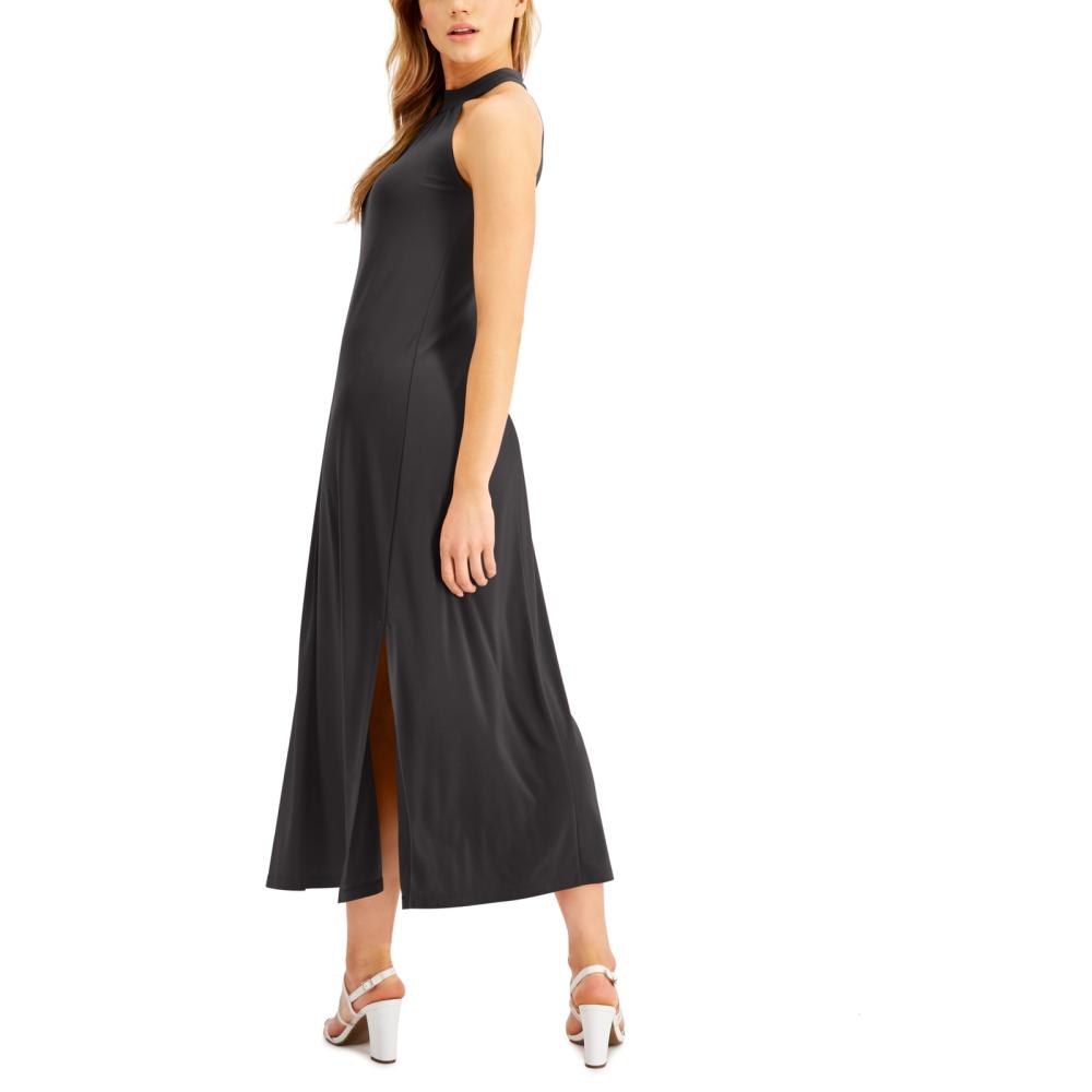 New $99 Bar Iii Women's Long Sleeveless Halter Maxi Dress A6124 - Picture 21 of 24