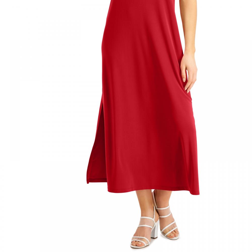 New $99 Bar Iii Women's Long Sleeveless Halter Maxi Dress A6124 - Picture 8 of 24