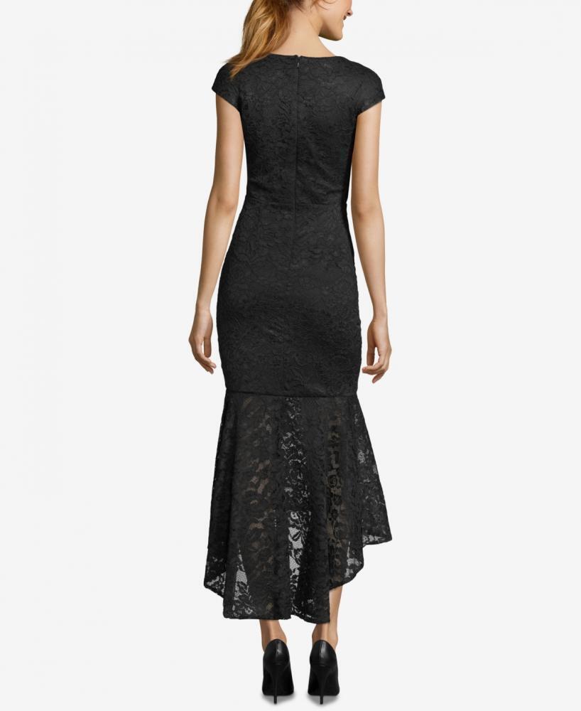 Vestido midi de encaje alto bajo Xscape para mujer $219 A391 - Imagen 11 de 18