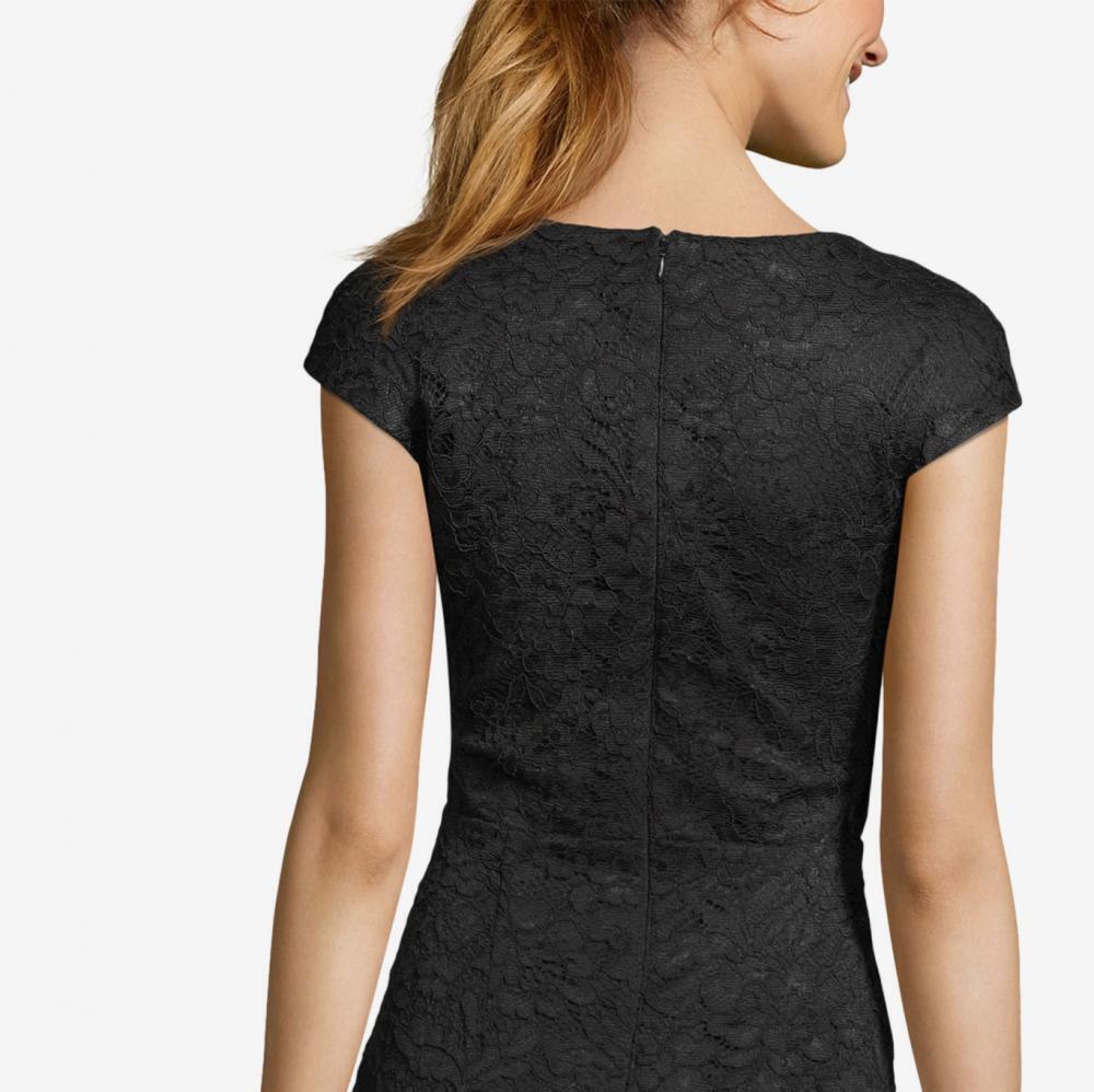Vestido midi de encaje alto bajo Xscape para mujer $219 A391 - Imagen 14 de 18