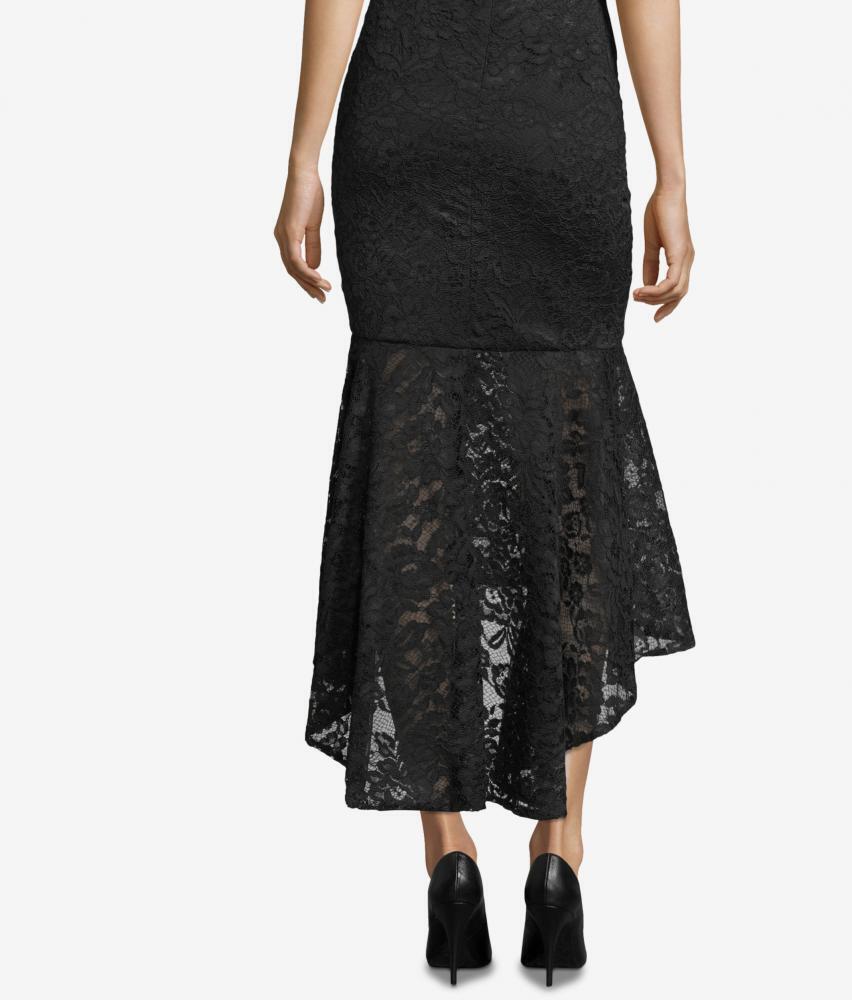 Vestido midi de encaje alto bajo Xscape para mujer $219 A391 - Imagen 15 de 18