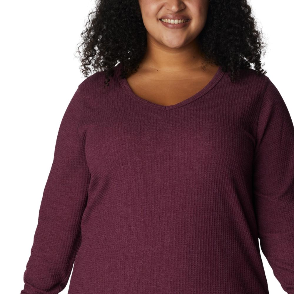 Suéter suéter de mujer Columbia manga larga cuello en V A7051 - Imagen 8 de 24