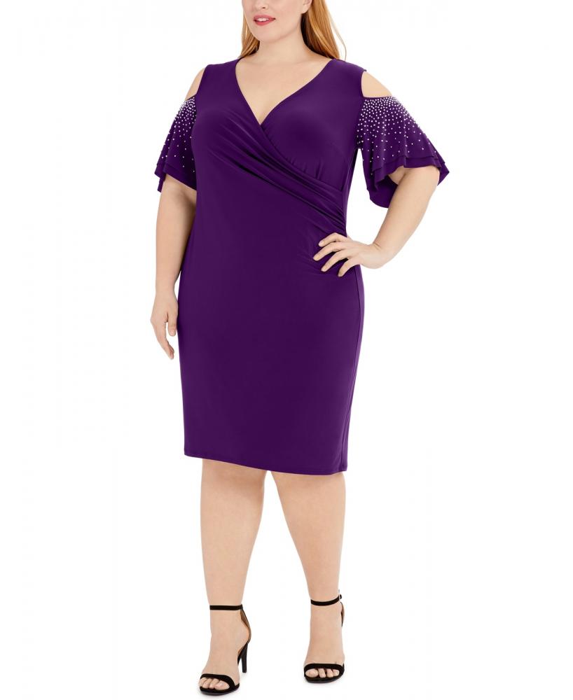 Msk plus size dresses hotsell