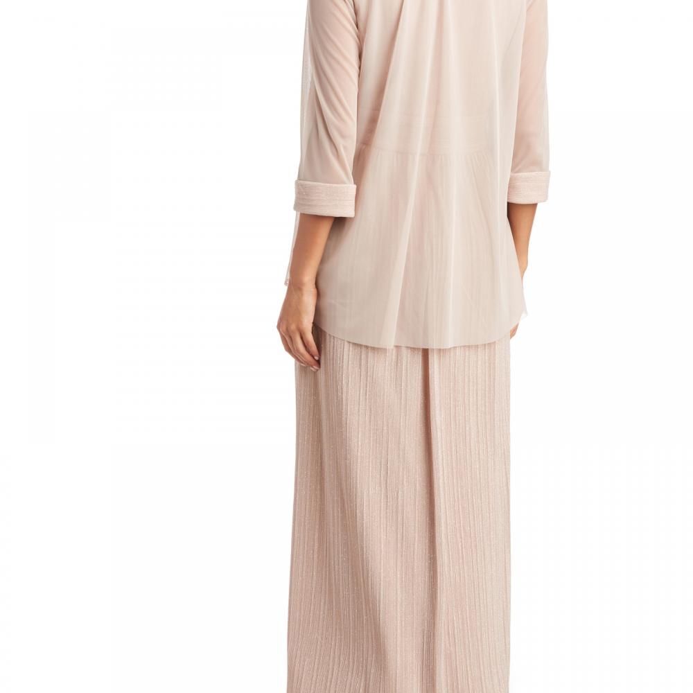 New $139 R & M Richards Women's Long 3/4 Sleeve V-Neck A-Line Dress A2390 - Picture 17 of 30