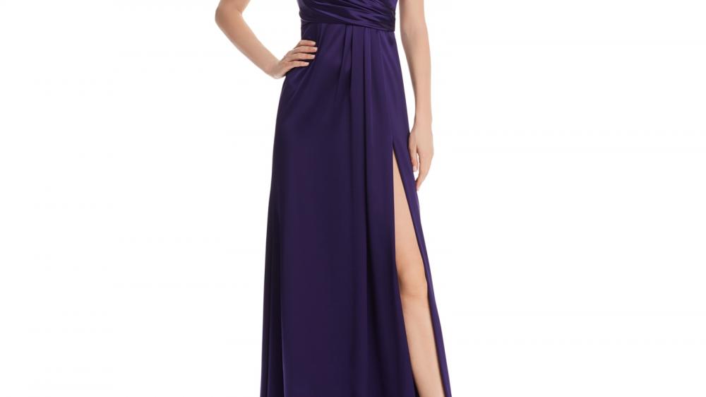 Jill Stuart Women's Long Maxi Dress Side Slit Solid Sleeveless Chiffon A49 - Picture 11 of 16