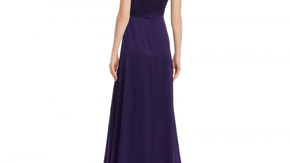 Jill Stuart Women's Long Maxi Dress Side Slit Solid Sleeveless Chiffon A49 - Picture 15 of 16