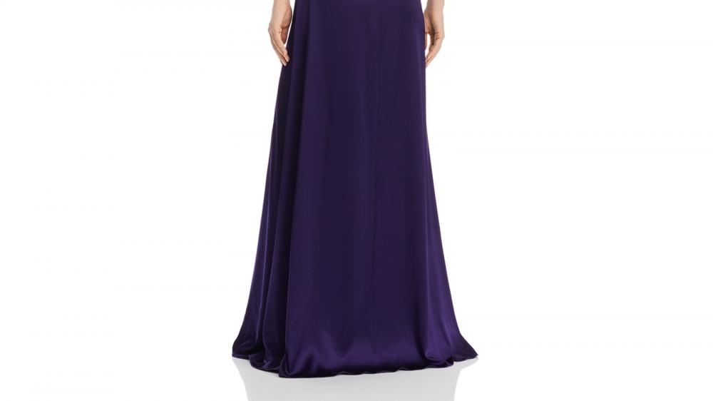 Jill Stuart Women's Long Maxi Dress Side Slit Solid Sleeveless Chiffon A49 - Picture 16 of 16