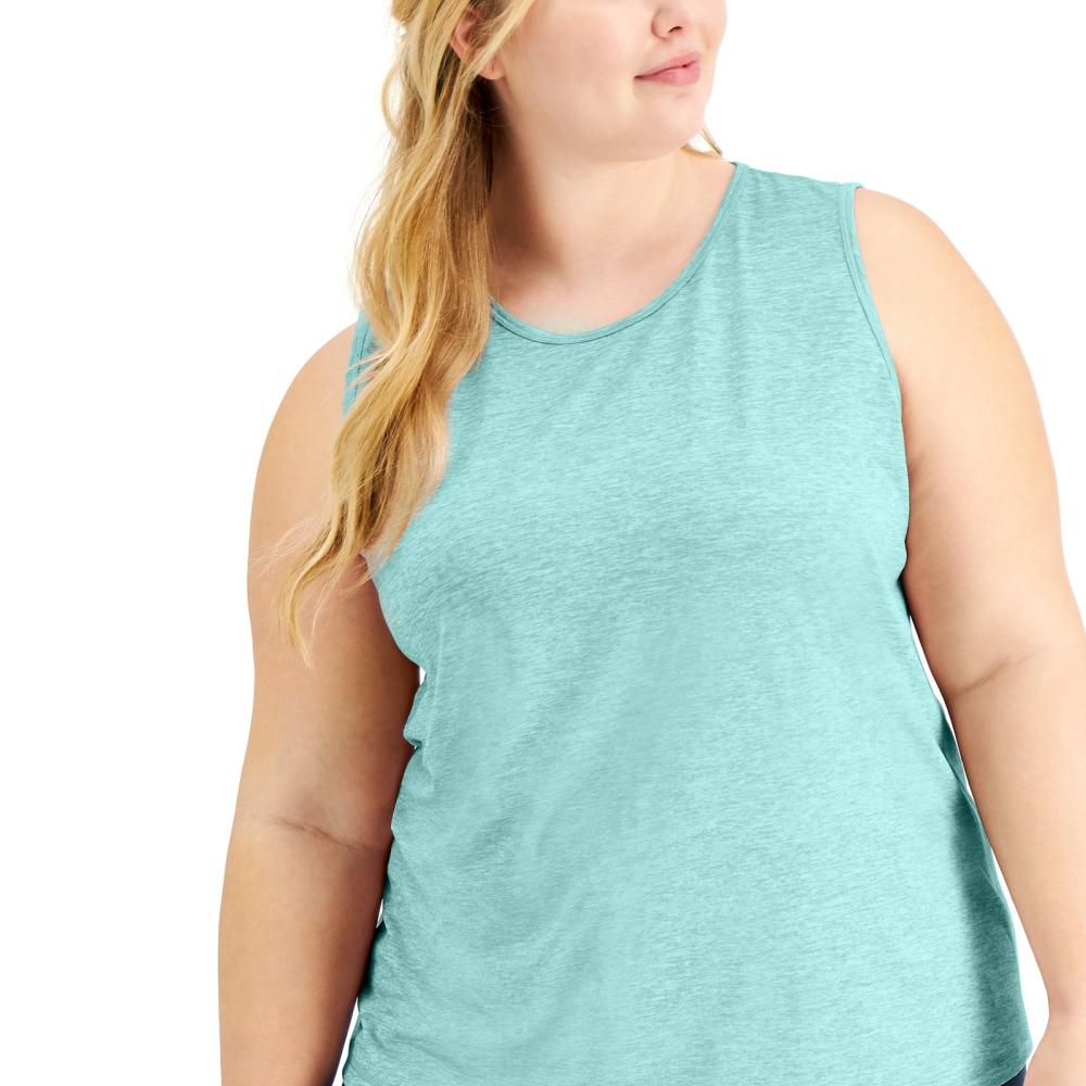 Suéter de mujer Ideology ropa deportiva top sin mangas liso cuello redondo A7591 - Imagen 25 de 27