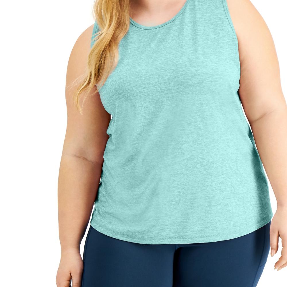 Suéter de mujer Ideology ropa deportiva top sin mangas liso cuello redondo A7591 - Imagen 18 de 27