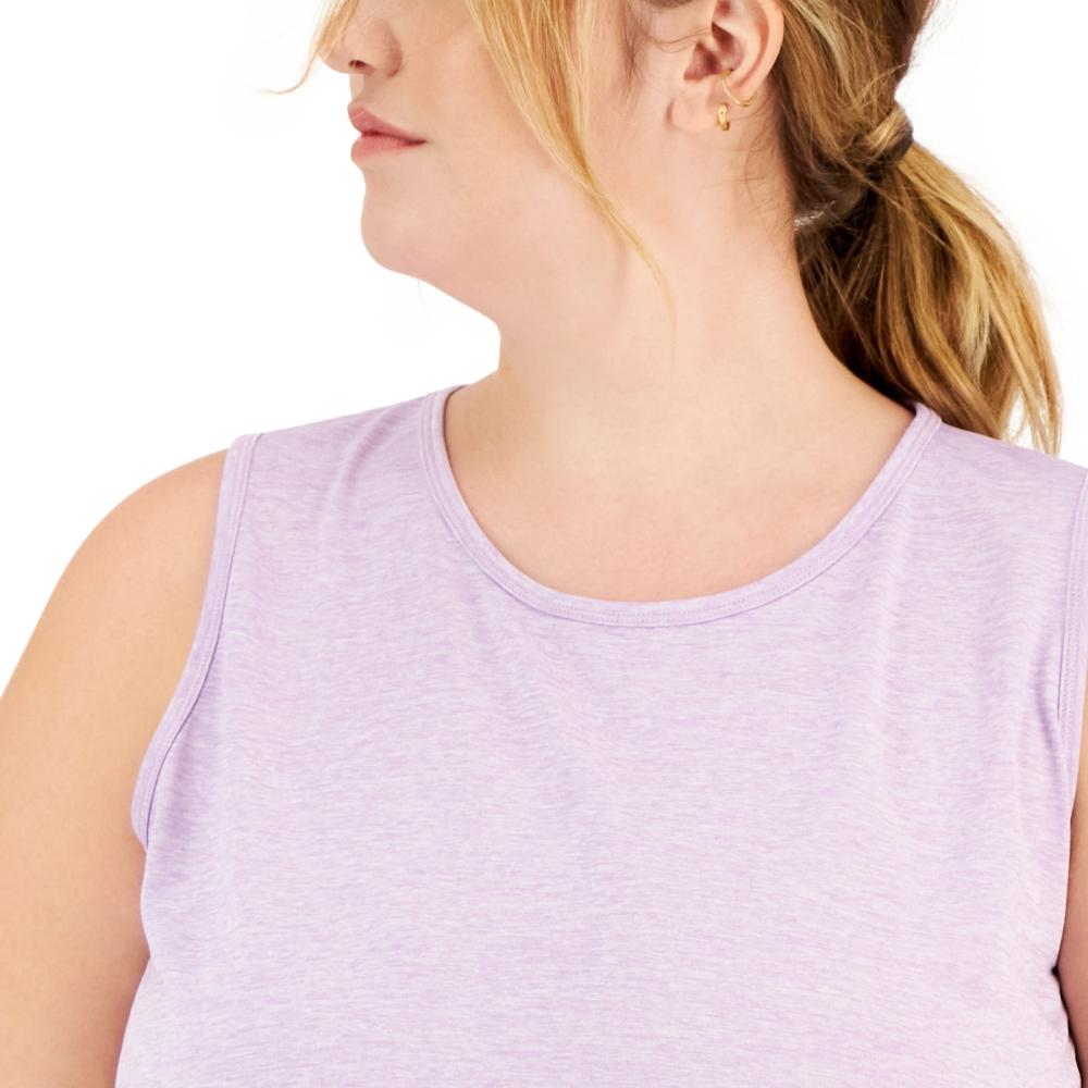 Suéter de mujer Ideology ropa deportiva top sin mangas liso cuello redondo A7591 - Imagen 14 de 27